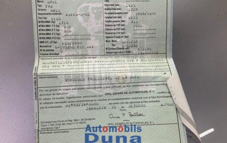 opel astra 2.2 gtc 145cv 3 puertas solo 89900km